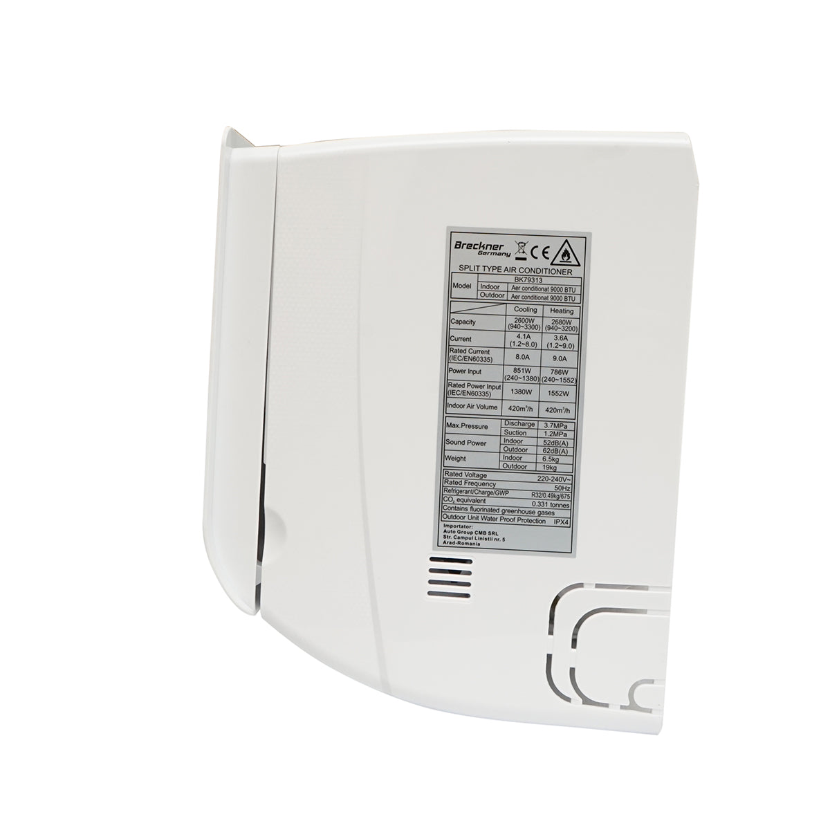 Inverter air conditioner 9000 BTU, energy class A++/A+, heating function, dehumidification, I feel, Wi-Fi, Smart Life app, installation kit included TCL