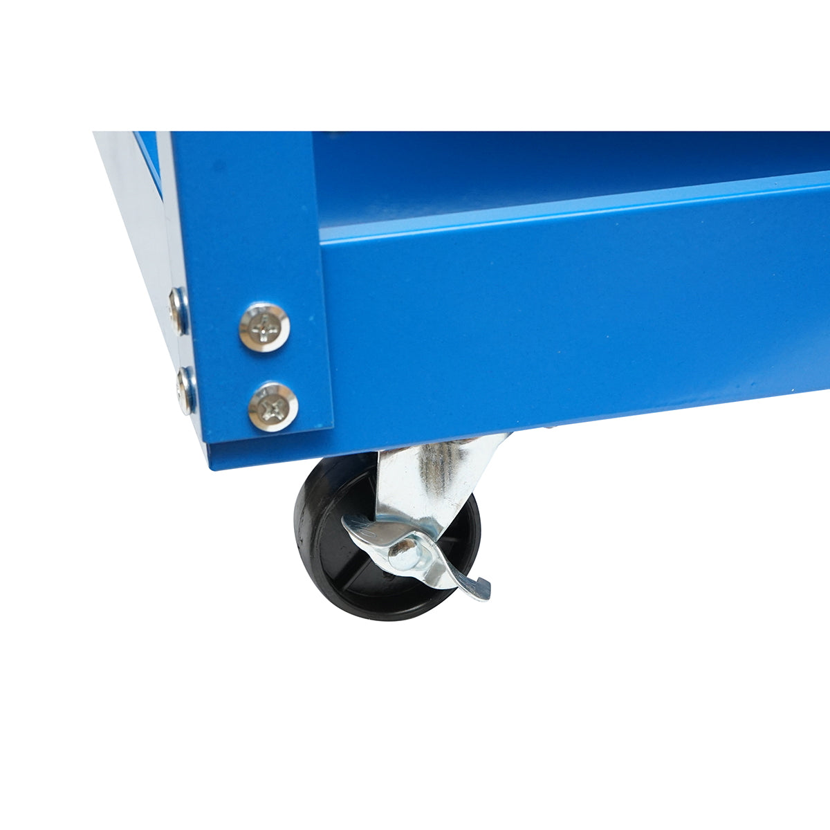 Metal cart on wheels with 3 shelves for tools 660x360x730mm