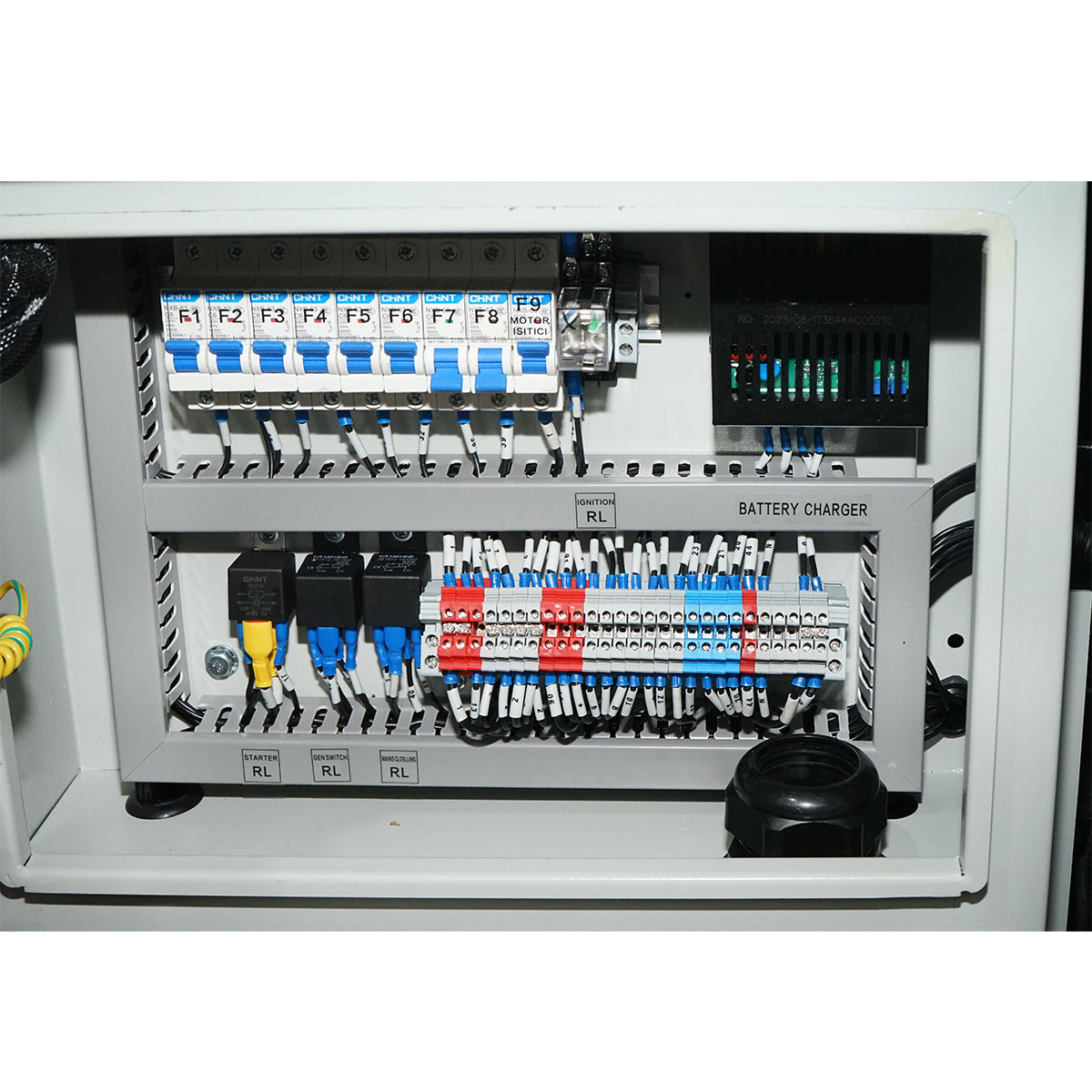 Three-phase electric generator 28KVA, 230/400V with Ricardo N4100DS-30KW diesel engine