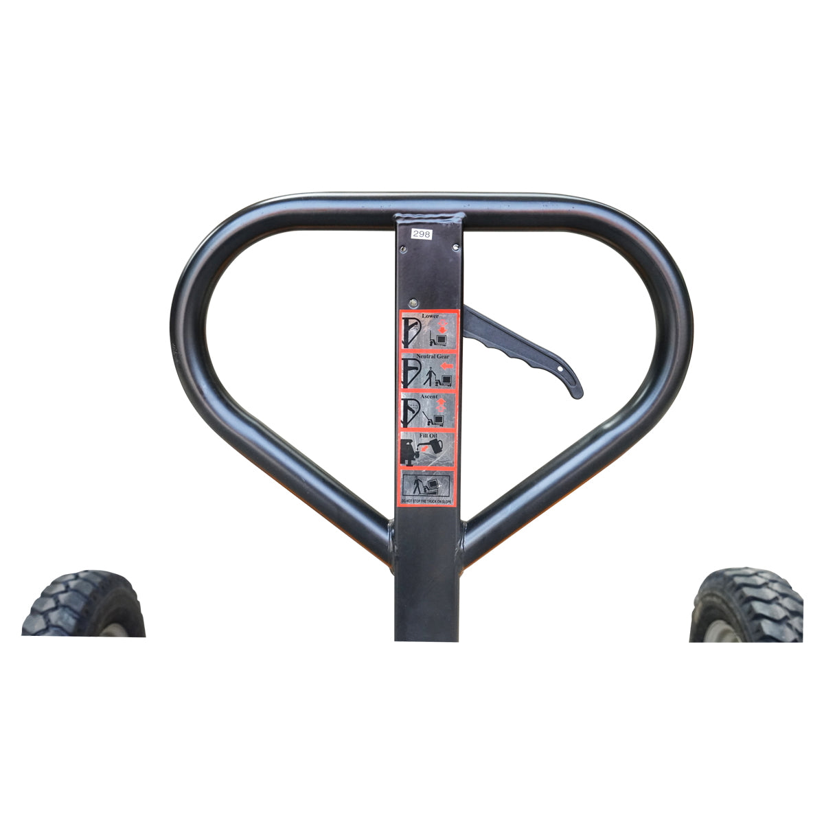 Pallet truck for rough terrain, maximum load 1T, fork length 800mm