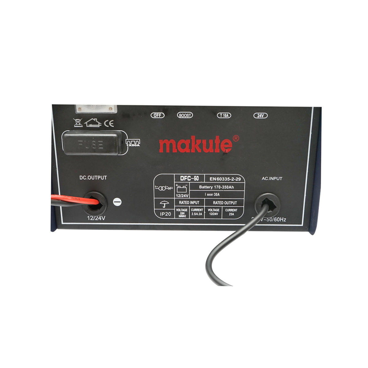 Car battery charger rectifier 12/24V 25A Makute