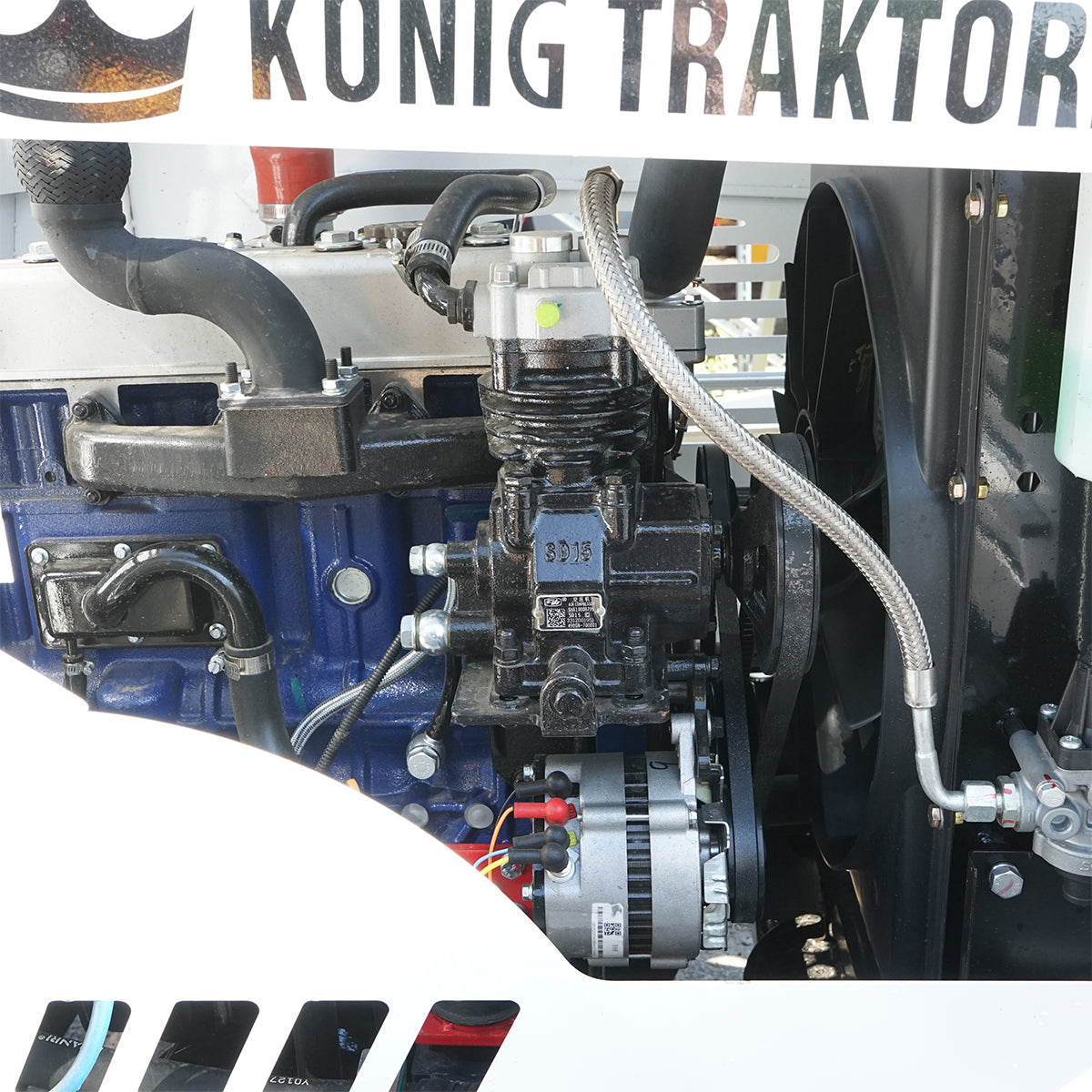 Front loader, WOLA 1.2T 42KW, 56HP, bucket 0.8m3 KONIG TRAKTOREN