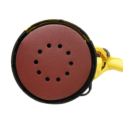 Wall and ceiling sander with vacuum cleaner and bag 880W, 220V, 5 speed settings 1000-2100 r/min, telescopic arm 125-180cm, illuminated head with 72 LEDs, 6 discs 225mm Crownman
