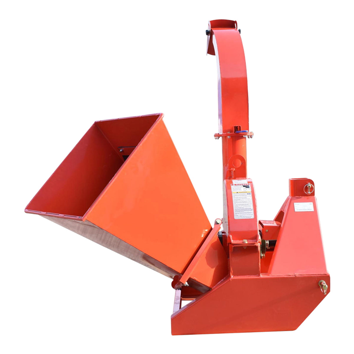 Branch shredder with PTO power take-off, required power 18-50 HP, maximum log diameter 100 mm, hopper 400x420x600 mm Breckner Germany
