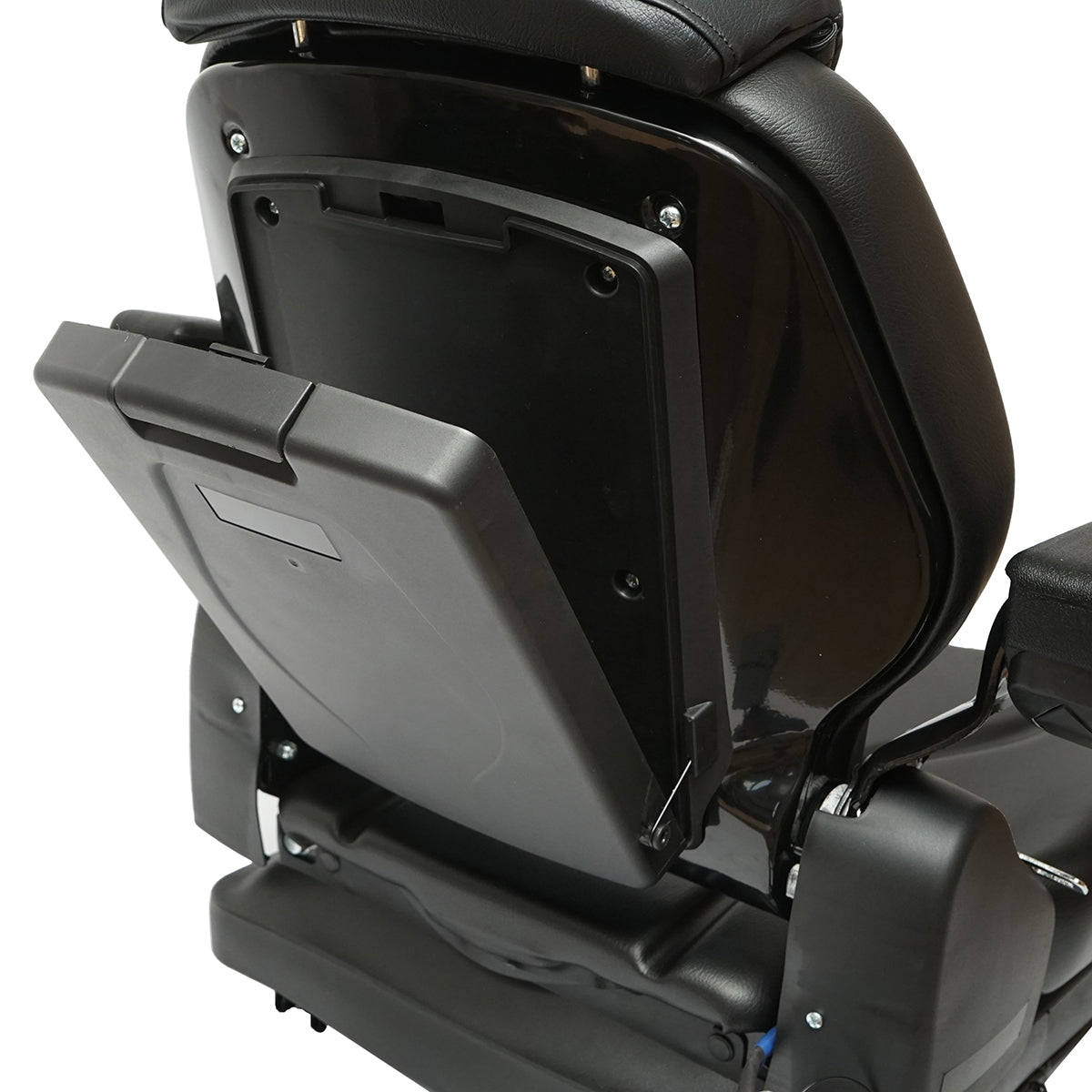 Universal adjustable seat for tractor with seat belt and armrests 610x390mm