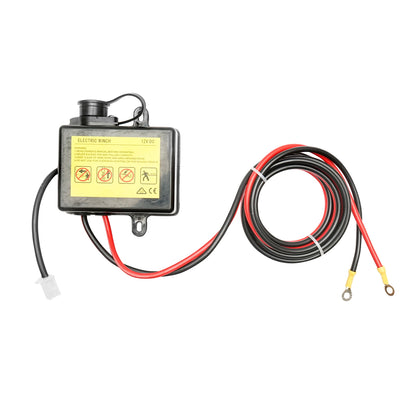 Complete hydraulic winch with remote control, steel cable, power supply voltage 12V, maximum load 6T (13300lbs)