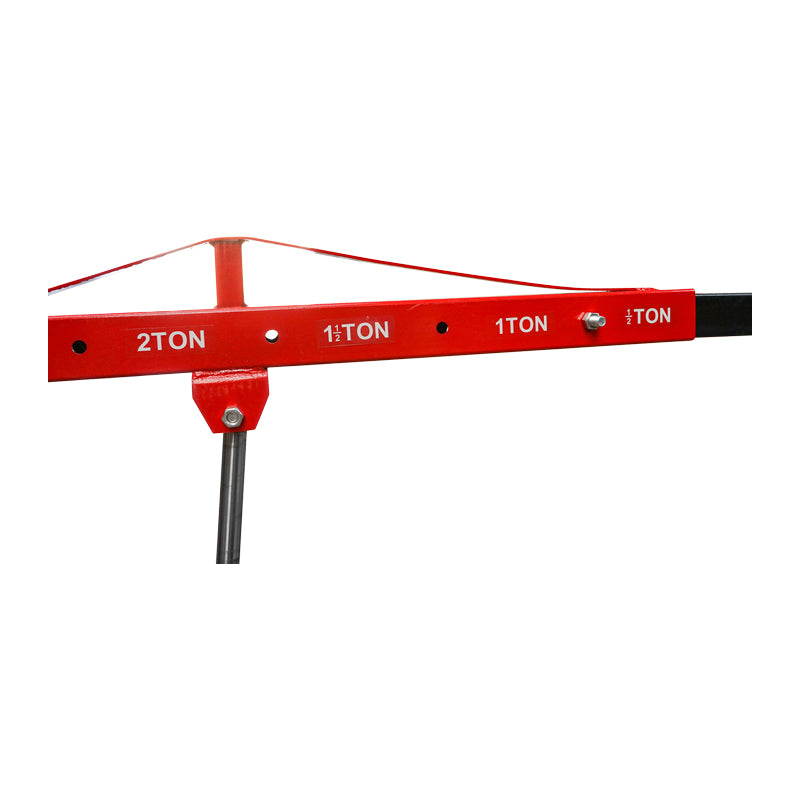 Folding hydraulic crane type giraffe for workshop 2T