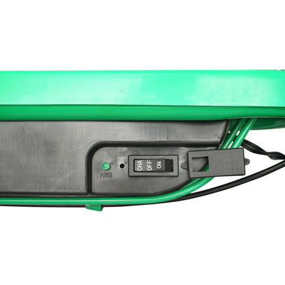 Green electric scooter 120W 24V 4.5Ah for children, maximum weight 65Kg, maximum speed 12km/h Breckner Germany