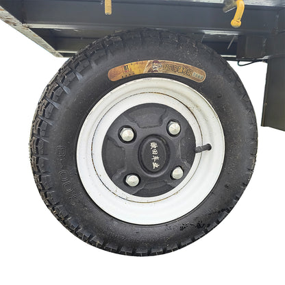 Electric platform trolley with shutters for transporting goods 800W, 48V, 1.5x0.8m maximum load 800Kg THOR