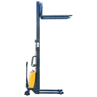 Semi-electric pallet truck with a maximum load of 1.5T, lifting height of 3000mm, forks 1150mm Breckner Germany
