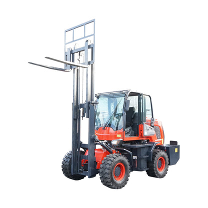 3T diesel forklift for rough terrain, 3m, 40KW, off road