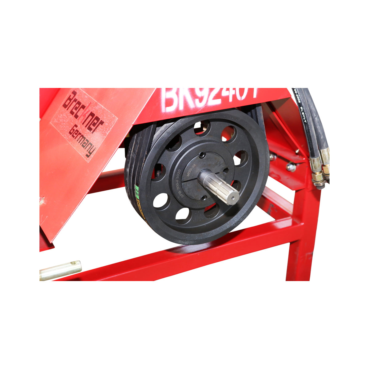 Branch shredder with PTO attachment 35-80HP, wood diameter 200mm with included cardan, Breckner Germany