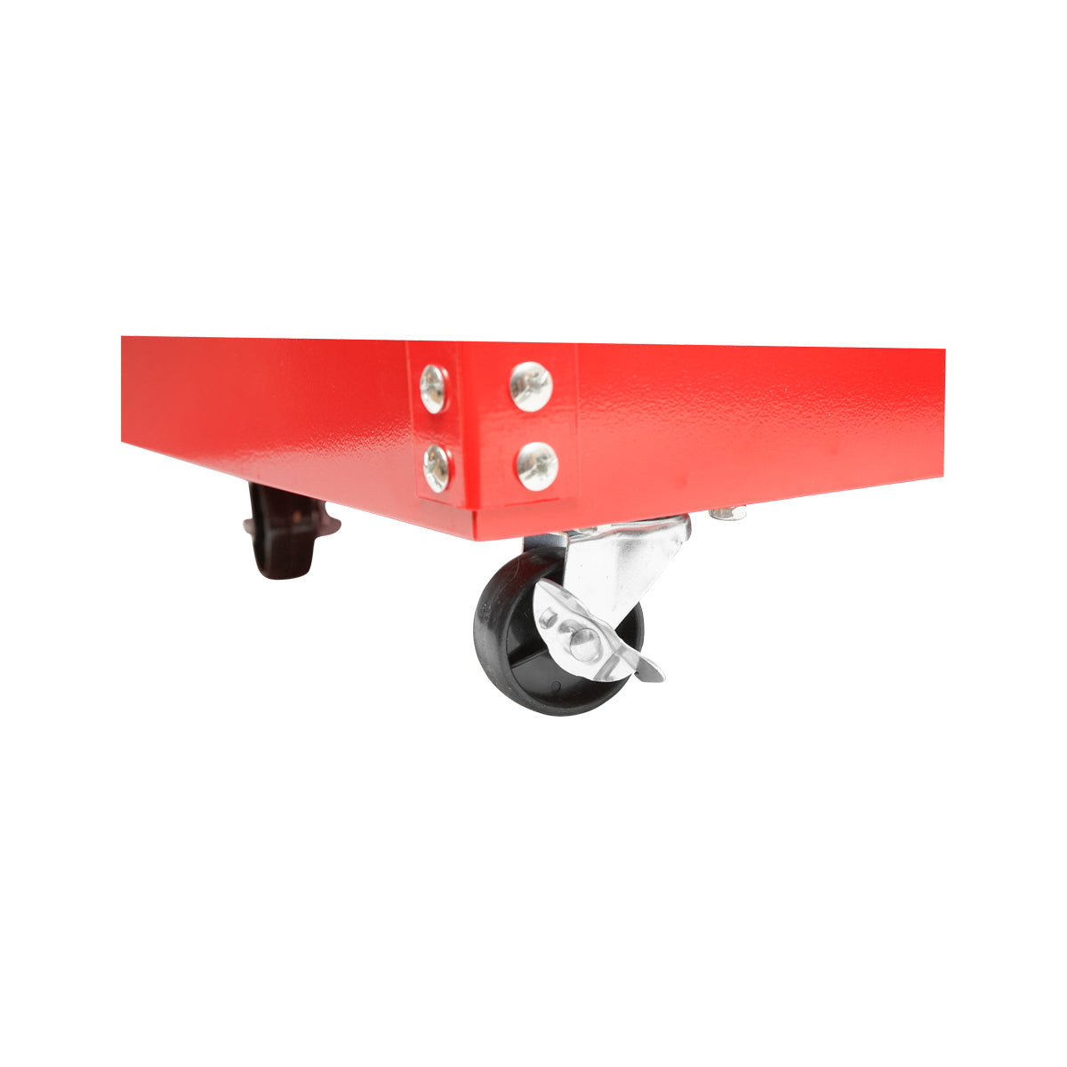 Metal cart on wheels with 3 shelves for tools 730x720x360mm