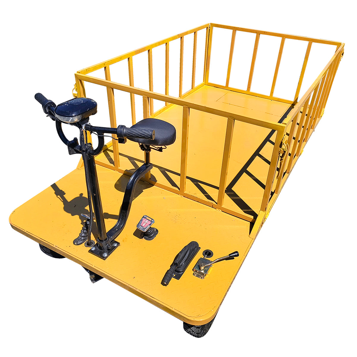 Electric cart with a loading platform for transporting goods 800W, 40V, 2.5x1.25m maximum load 1000Kg THOR