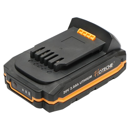 1/2 impact screwdriver 20V 180Nm, quick charge battery 2x2Ah Hoteche