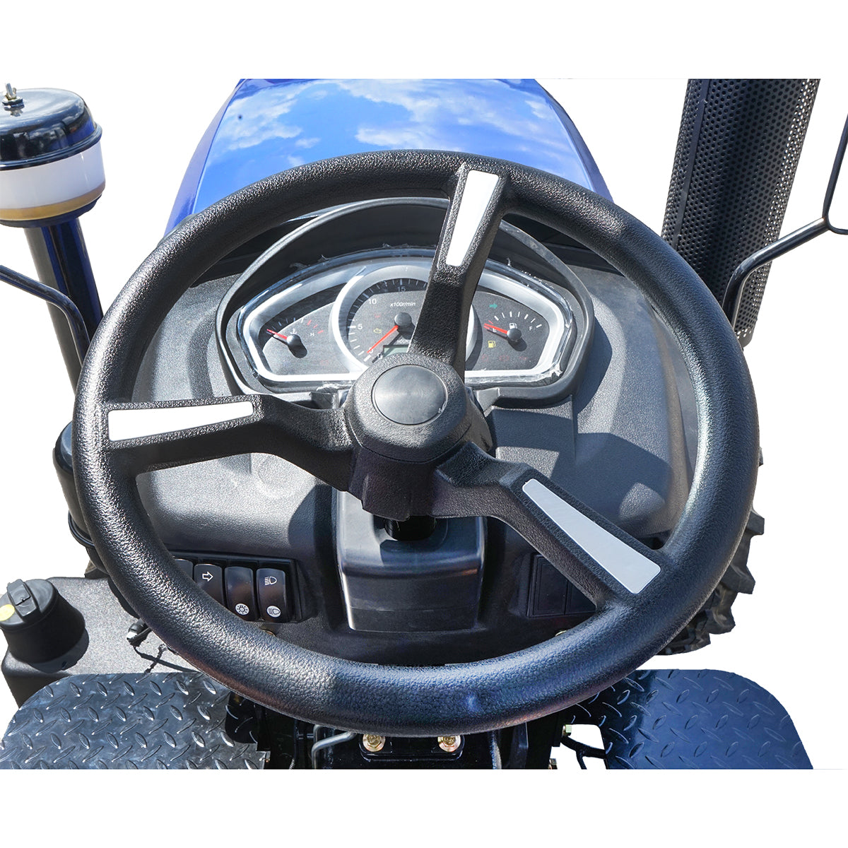 KONIG 604 tractor, 4x4, 60HP, with sunshade, wheels 8.3-16/12.4-28
