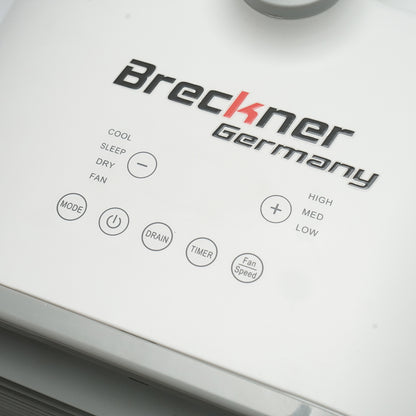 Portable air conditioner 4777 BTU, 600W, 220V with dehumidification function, ventilation, remote control, sleep mode, installation kit included Breckner Germany