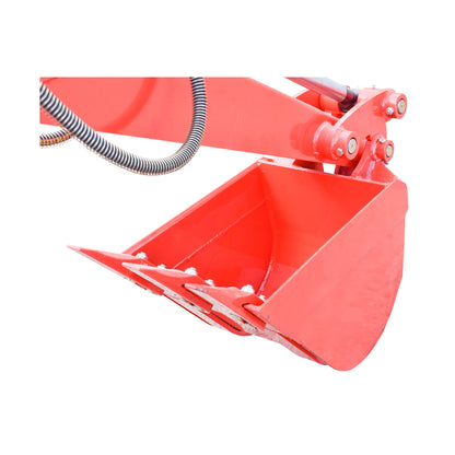 Excavator arm for tractor 25-50HP, 180-degree rotation, digging depth 2.2m, 415Kg Breckner Germany