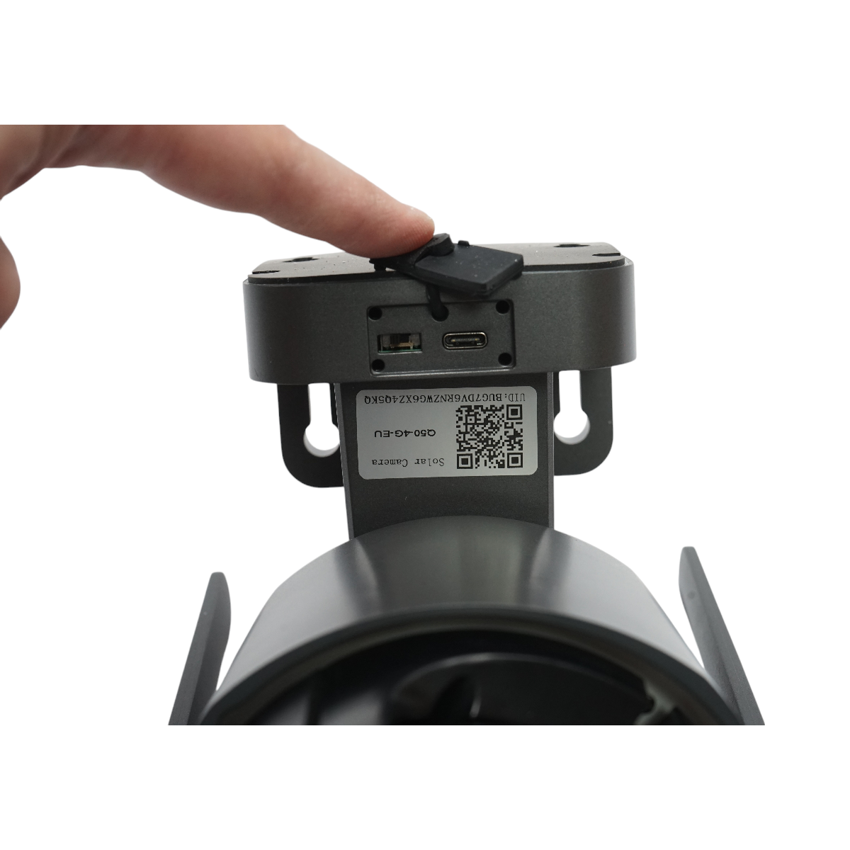 Dual-lens surveillance camera 6 MP, 4G, WIFI 2.4 GHz with solar panel, 10000 mAh battery, 360 degrees PTZ, human PIR detection, night vision and Ubox application.