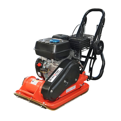 C60-A plate compactor with a working surface of 510x370mm, standard euro 5 engine, 78CC/6.5HP, 5900 RPM, 58Kg Breckner Germany