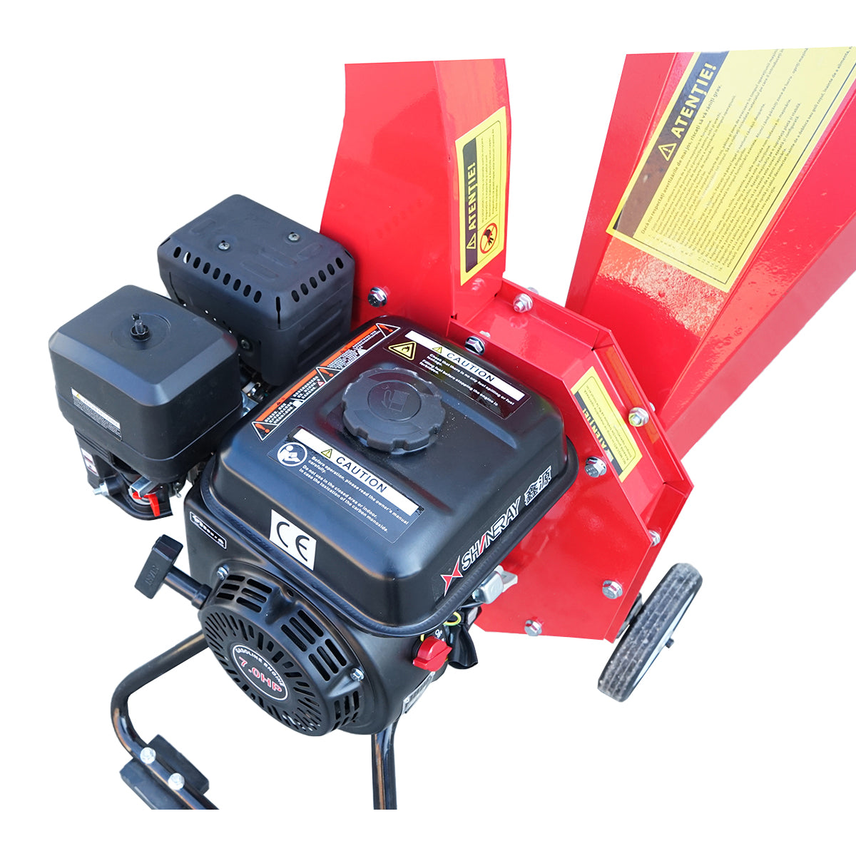 Branch chipper on gasoline, cutting diameter 50mm, cutting speed 2800 rpm, 202cc/ 7HP Breckner Germany