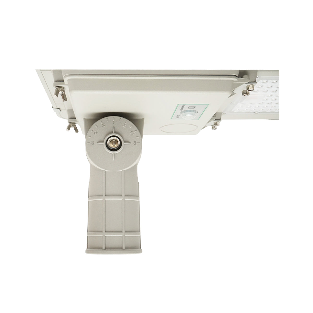 LED solar street light 180W, 6500K, IP65 with solar panel, motion sensor and pole mounting Breckner Germany