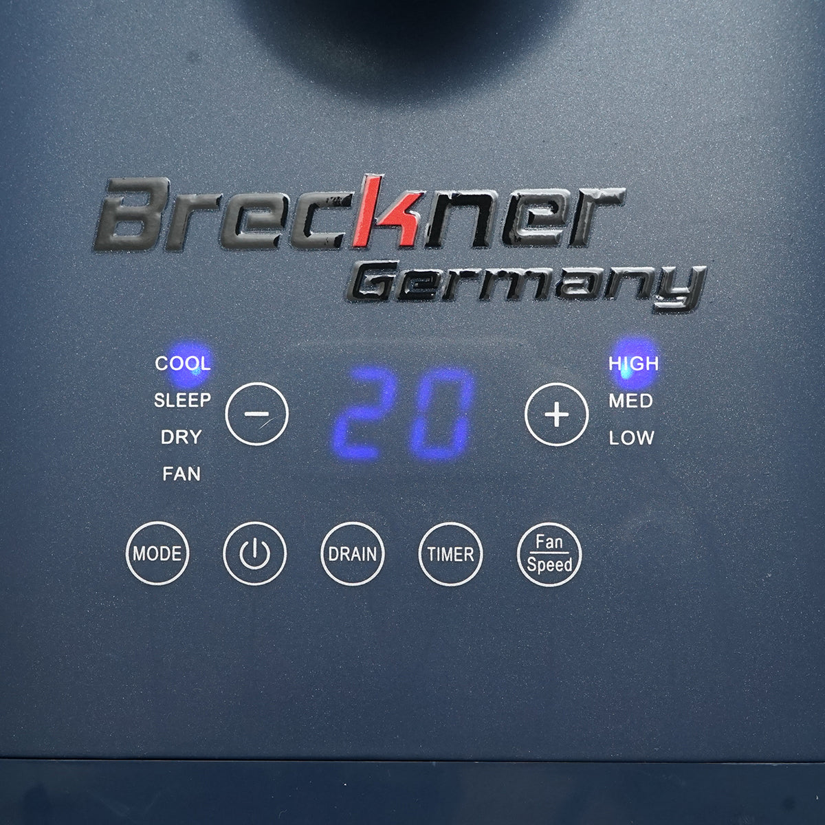 Portable air conditioner 4100 BTU, 420W, 220V with dehumidification function, ventilation, remote control, sleep mode, installation kit included Breckner Germany