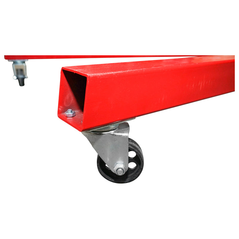 Folding hydraulic crane type giraffe for workshop 2T