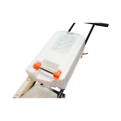 Manual sowing machine with 7 teeth, sowing depth 8cm, seed tank 4L, fertilization box 12L THOR