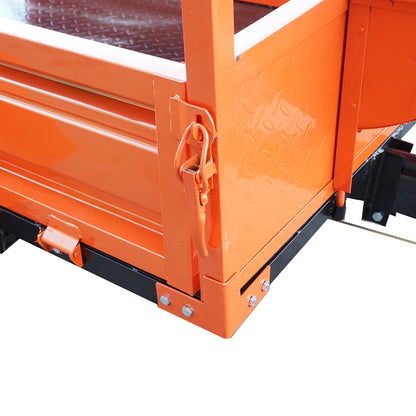 Cultivator trailer 450Kg, tires 400-12, bed 140x100x30cm