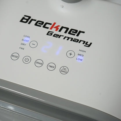Portable air conditioner 4777 BTU, 600W, 12V-24V-220V with dehumidification function, ventilation, remote control, sleep mode, installation kit included Breckner Germany