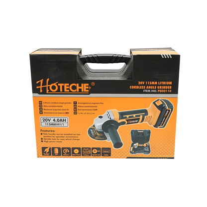 Angle grinder 550W, with a 21V/4Ah battery. 3 speed levels 4500/5500/7000 rpm. disc diameter 115mm.