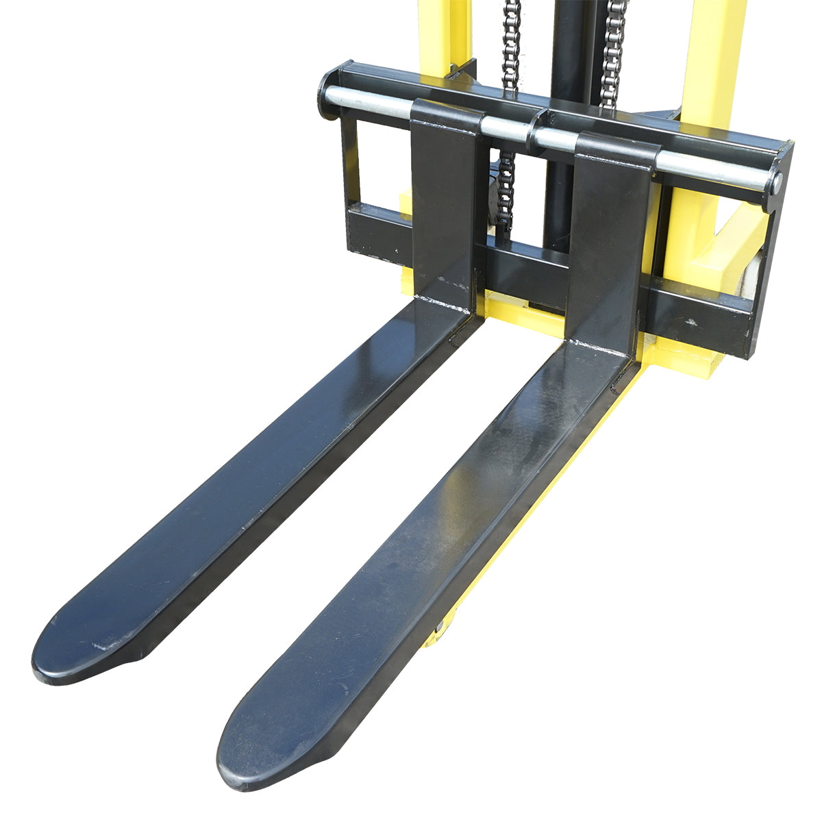 Manual pallet with a maximum load of 1T and a maximum height of 1.6m