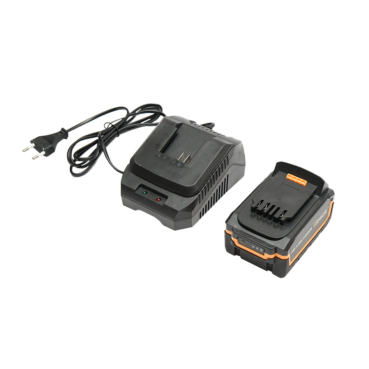 Angle grinder 550W, with a 21V/4Ah battery. 3 speed levels 4500/5500/7000 rpm. disc diameter 115mm.