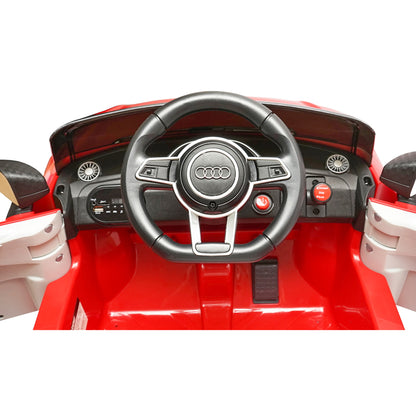 Electric car with 6V/4Ah battery and remote control for kids Audi TT JE1198 red