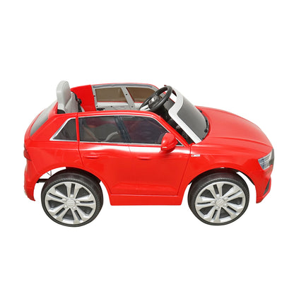 6V/7Ah battery electric car with remote control for kids JJ2066 Audi Q8 red