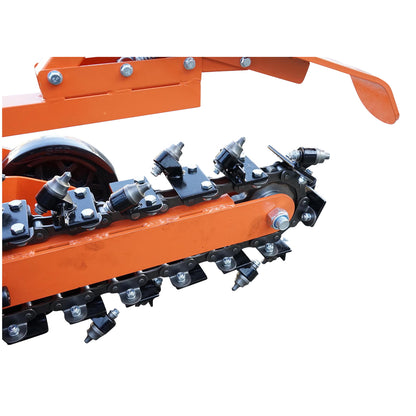 7 HP trench digging machine with a working width of 100mm and depth of 450mm Thor
