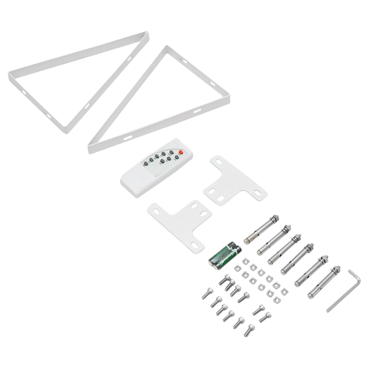 LED lamp 240x0.5W with 35W solar panel and 7.4V/15Ah battery Breckner Germany
