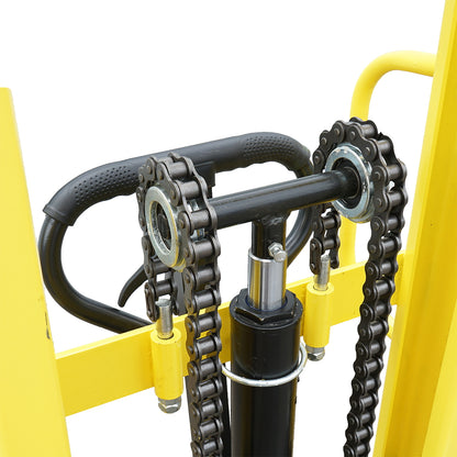 Manual pallet truck with a maximum load of 1.5T and a maximum height of 1.6m