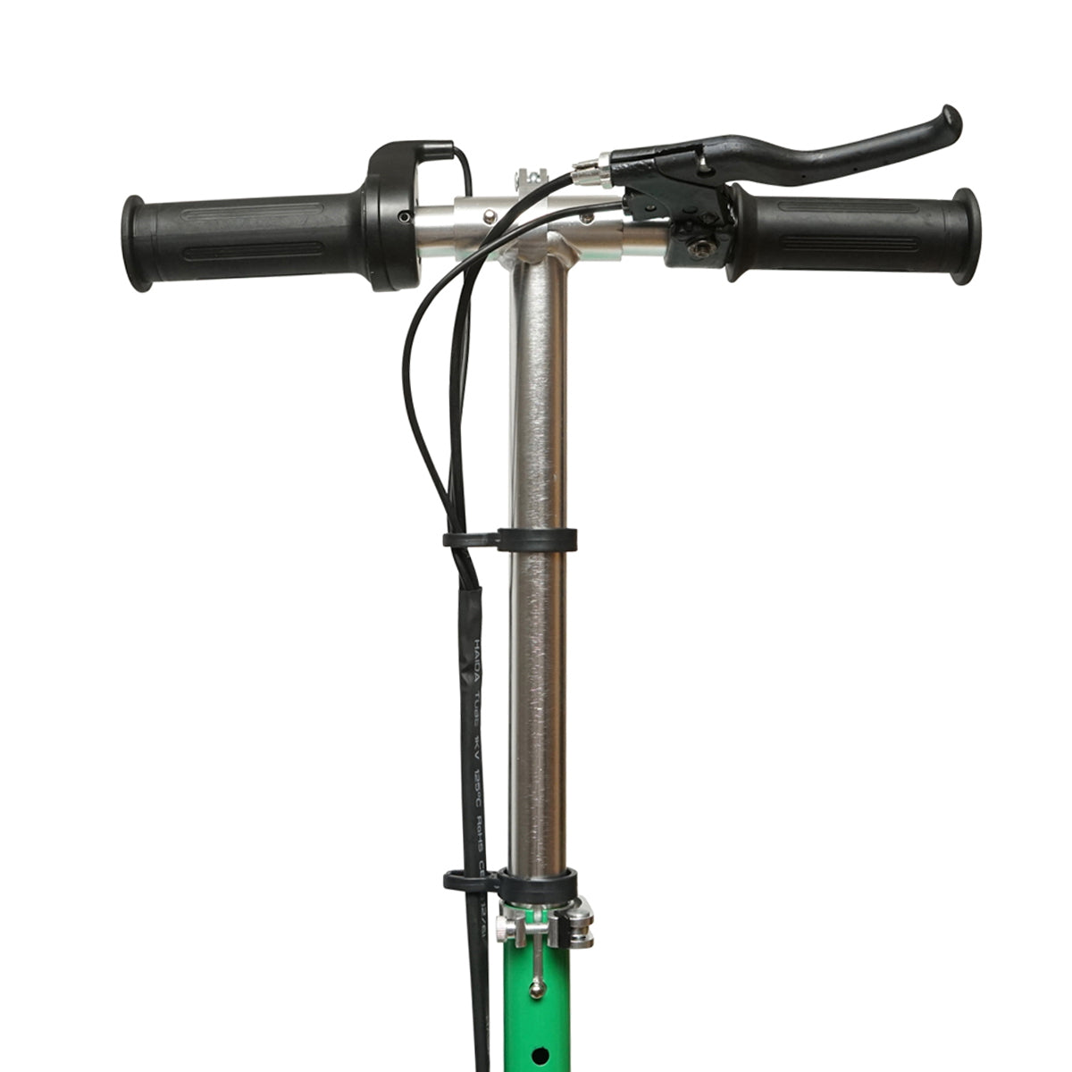 Green electric scooter 120W 24V 4.5Ah for children, maximum weight 65Kg, maximum speed 12km/h Breckner Germany