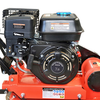 C60-A plate compactor with a working surface of 510x370mm, standard euro 5 engine, 78CC/6.5HP, 5900 RPM, 58Kg Breckner Germany