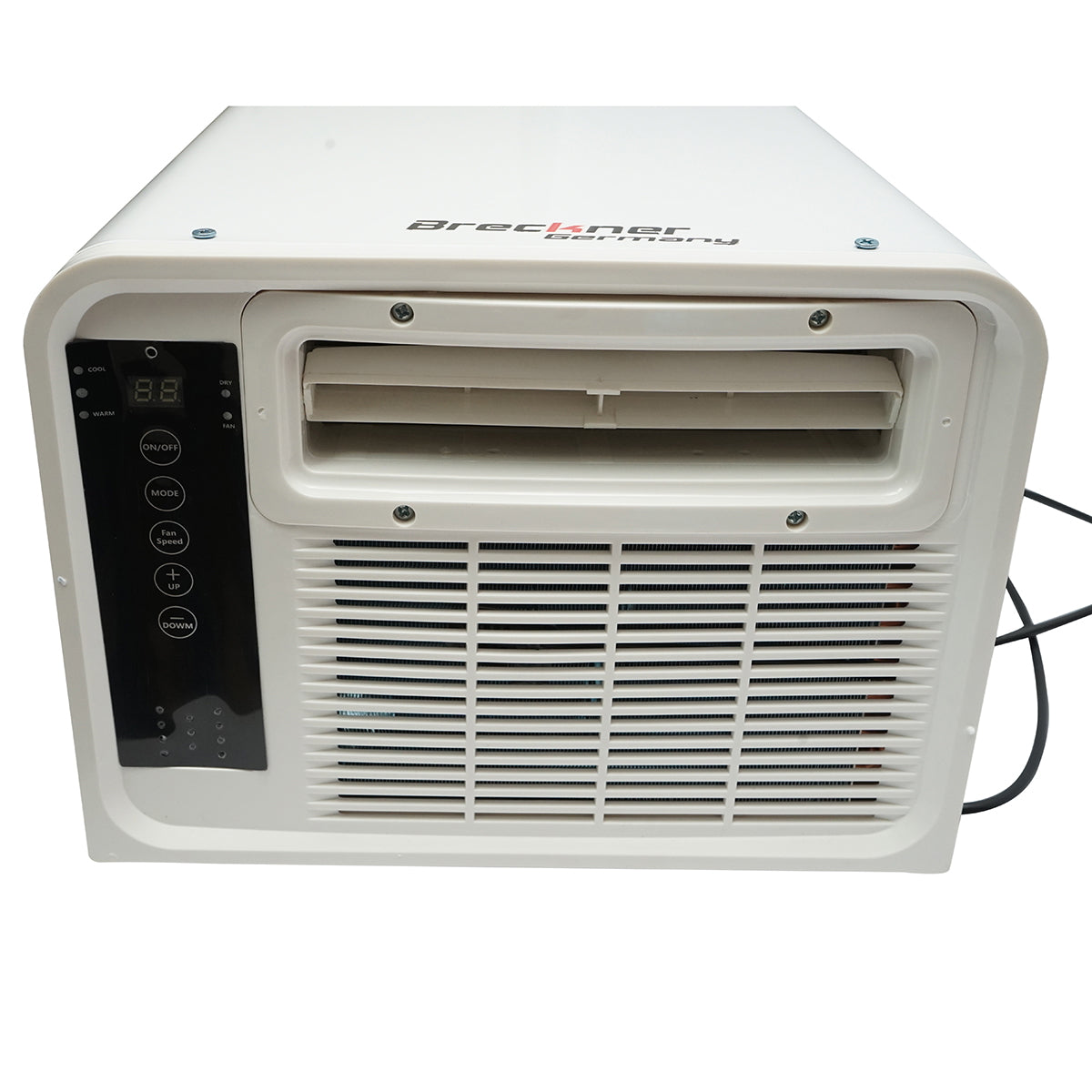Portable air conditioner 2224 BTU, 280W, 220V with heating, dehumidification, ventilation function, remote control, voice commands, installation kit included Breckner Germany