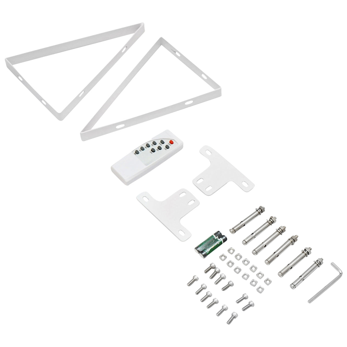 LED lamp 126x0.5W with 25W solar panel and 7V/10Ah battery Breckner Germany