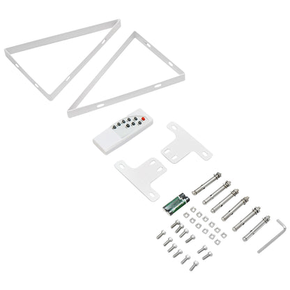 LED lamp 126x0.5W with 25W solar panel and 7V/10Ah battery Breckner Germany