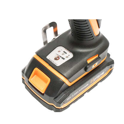 Cordless drill with 13mm chuck, 2x20V 2.0Ah battery, 1400rpm Hoteche