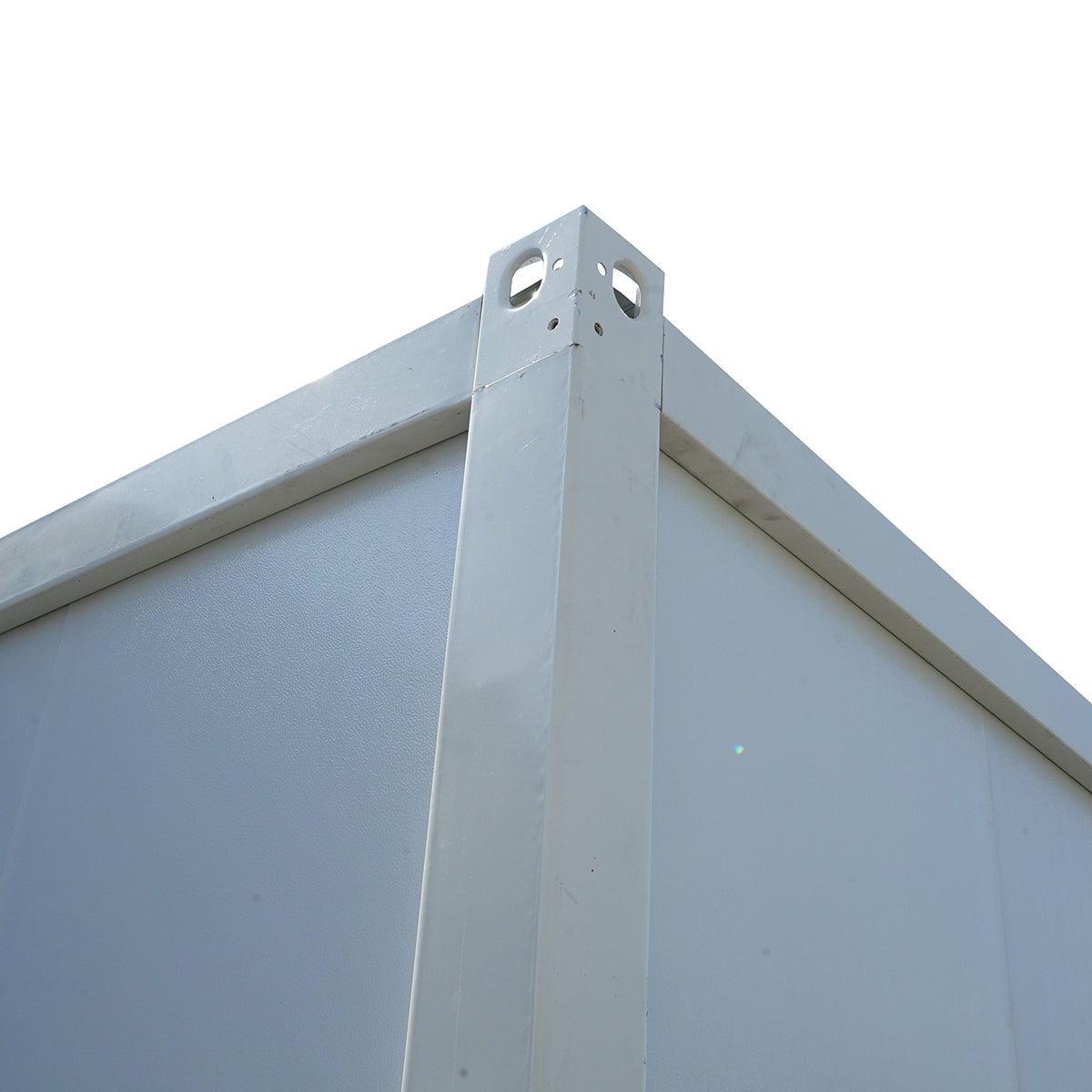 Container house type 600x300x290cm with 2 windows, simple door and electrical installation