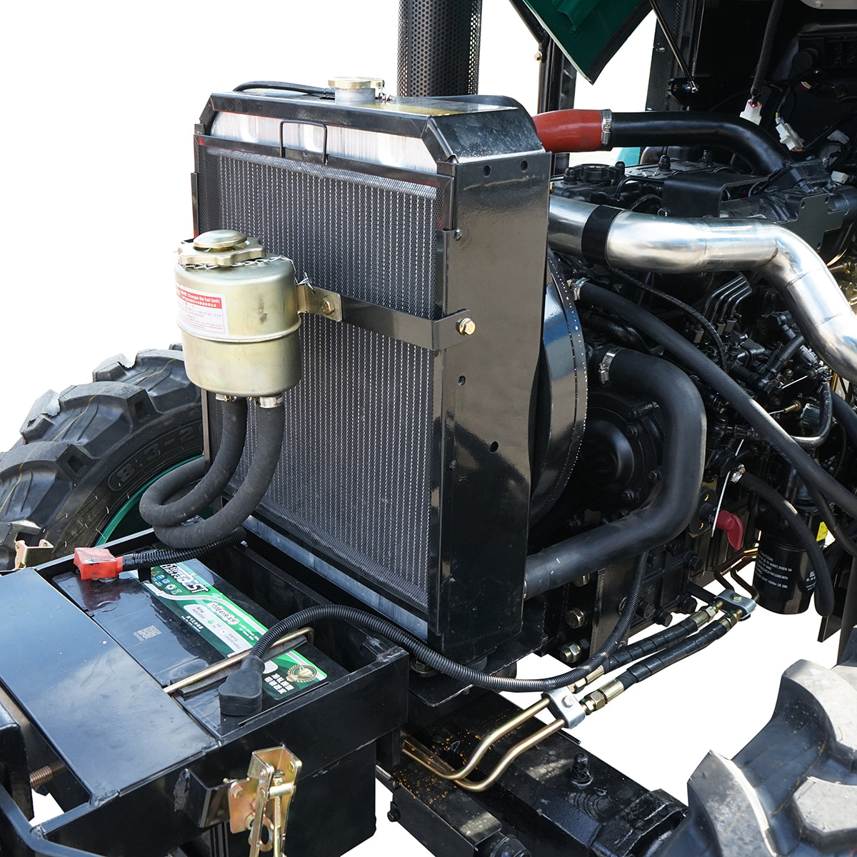 80HP tractor with closed cabin, YTO turbo engine, wheels 8.3-20/12.4-28 KONIG 804