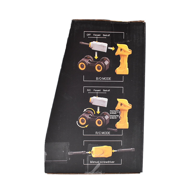 Remote control crane toy construction vehicle that can be assembled DIY
