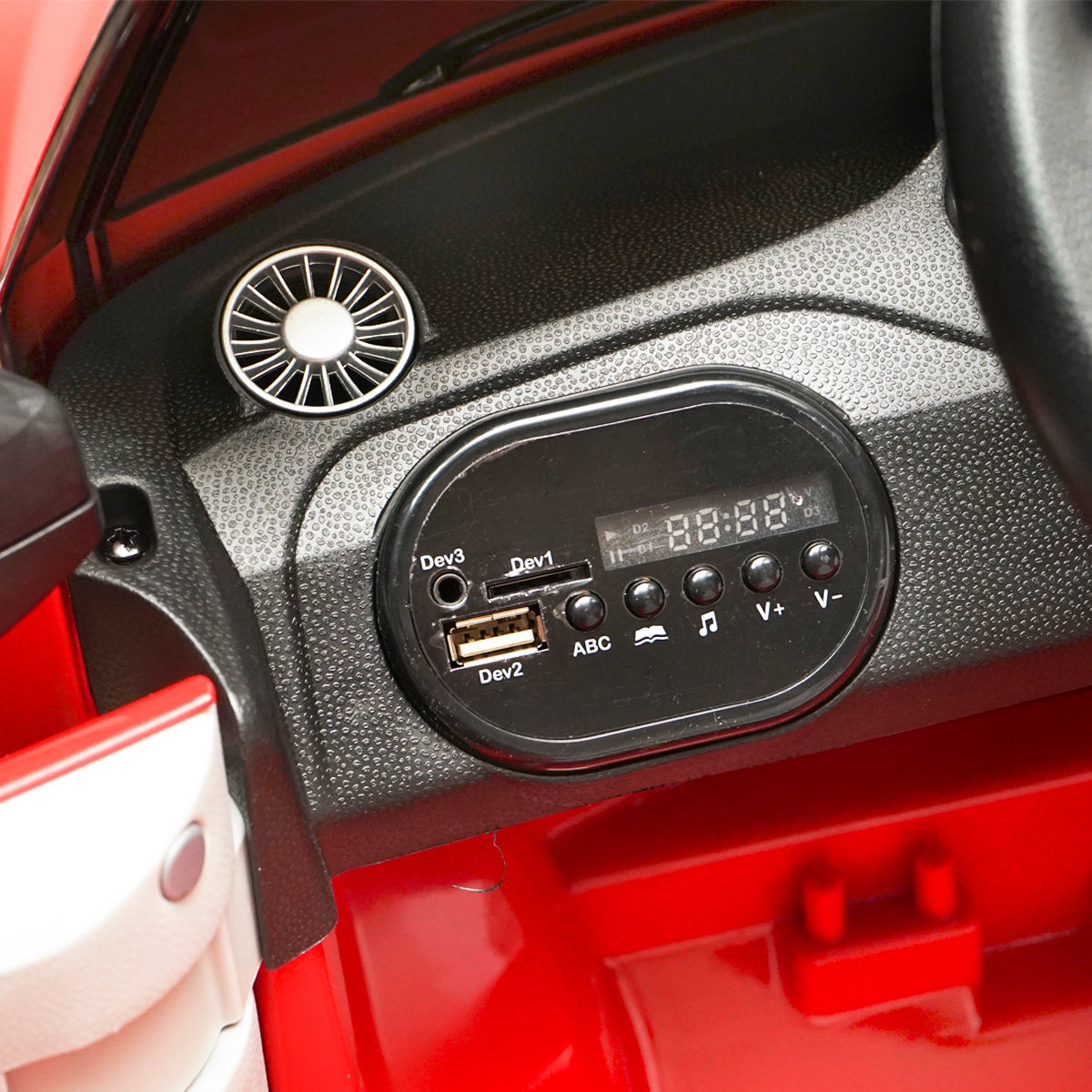 Electric car with 6V/4Ah battery and remote control for kids Audi TT JE1198 red