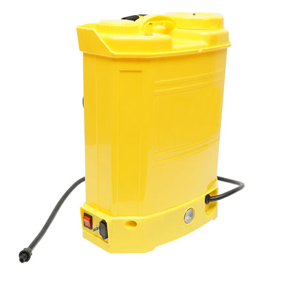 Electric spraying pump with 3 nozzles, 16L tank, 12V/8Ah battery, flow rate 3.1 l/min